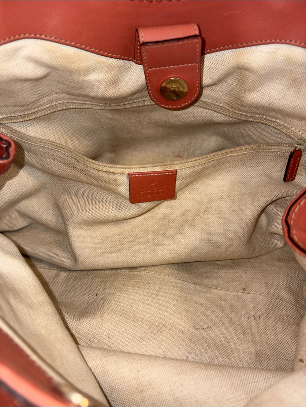 Gucci Medium Sukey Tote Pink Coral Guccissima Leather GG Bag - Picture 8 of 16